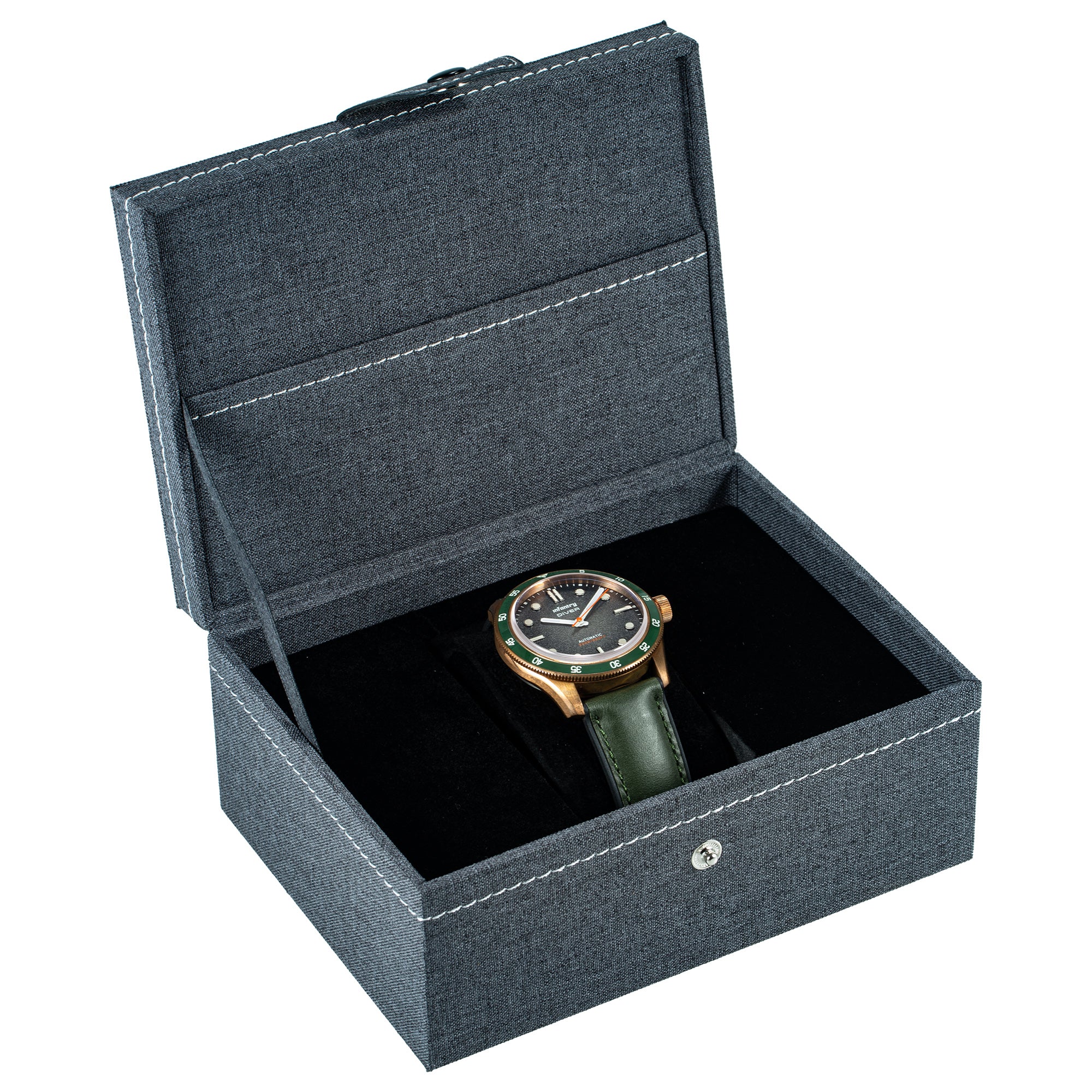 The Diver - Aqua Bronze