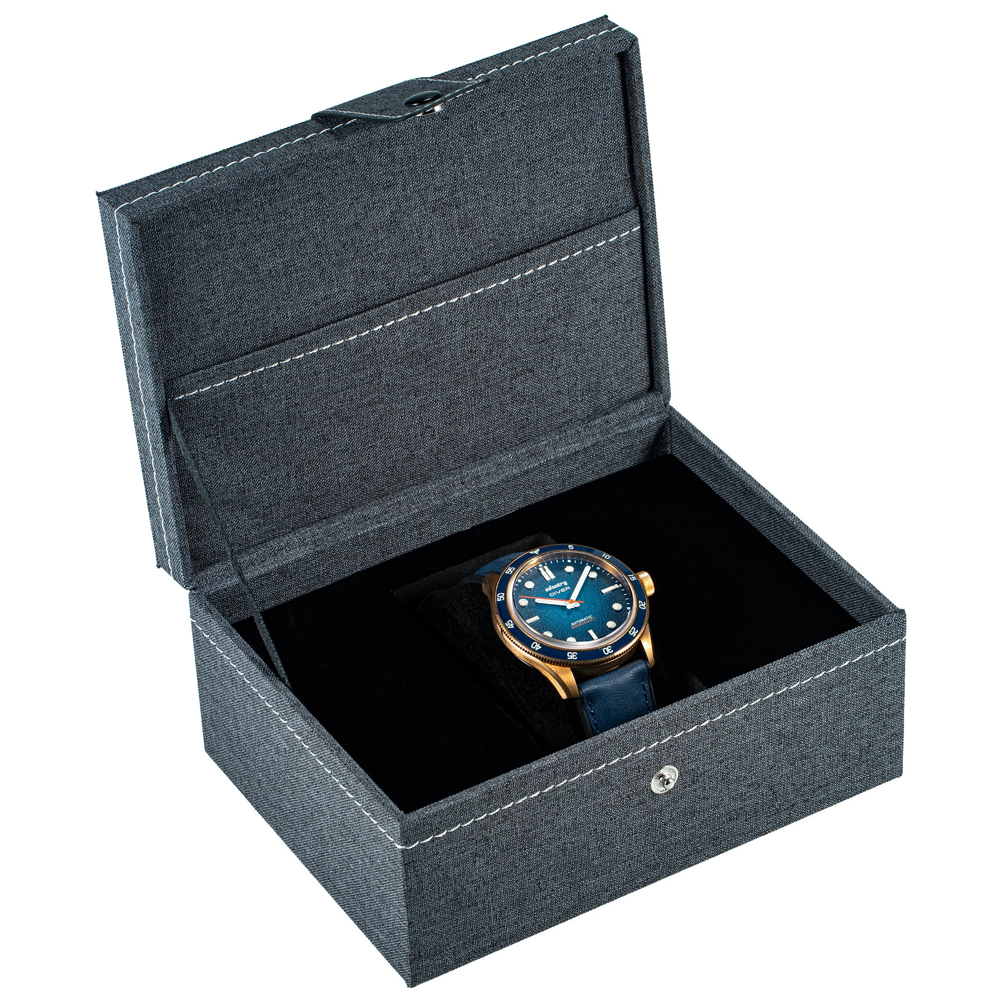 The Diver - Aqua Bronze