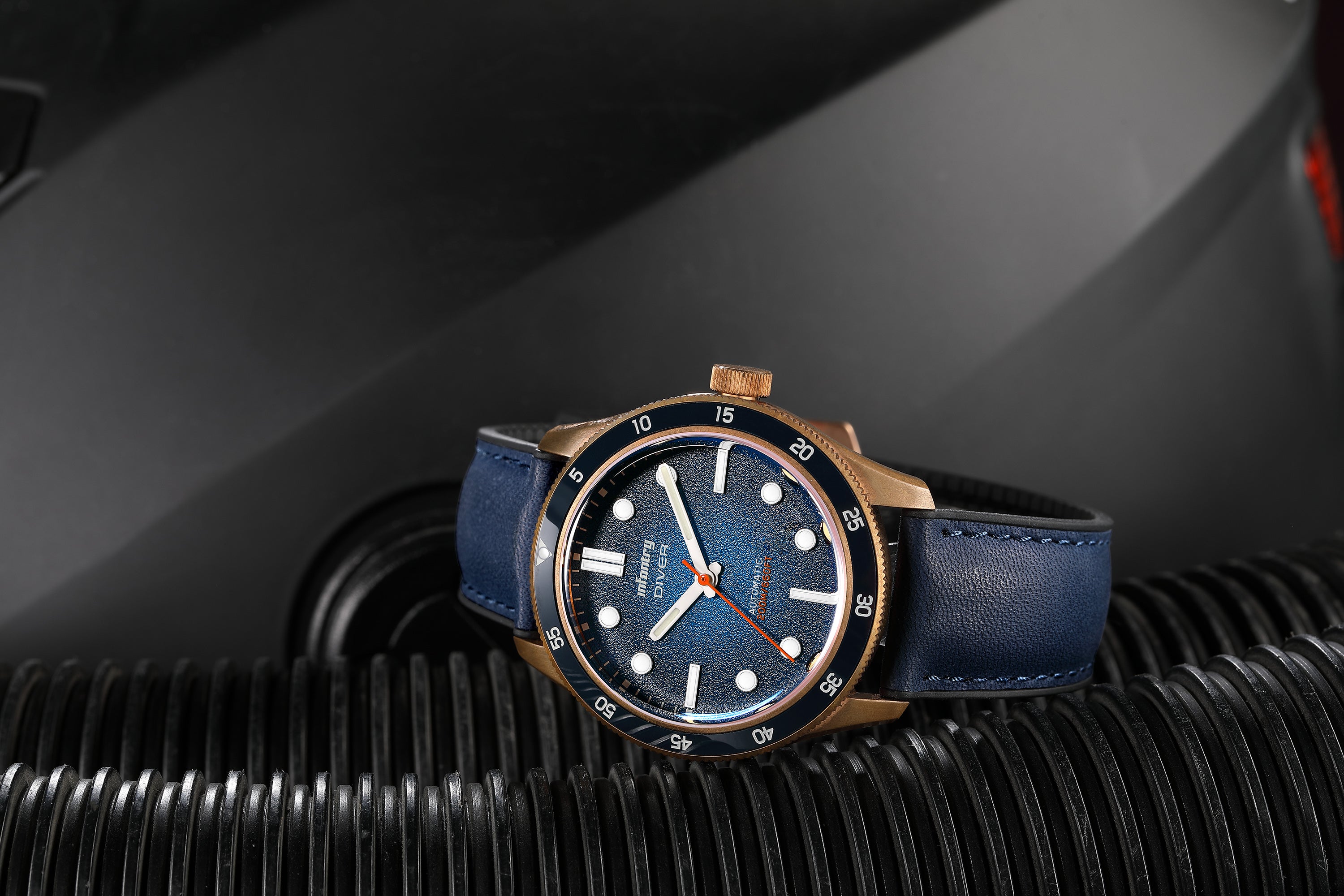 The Diver - Aqua Bronze