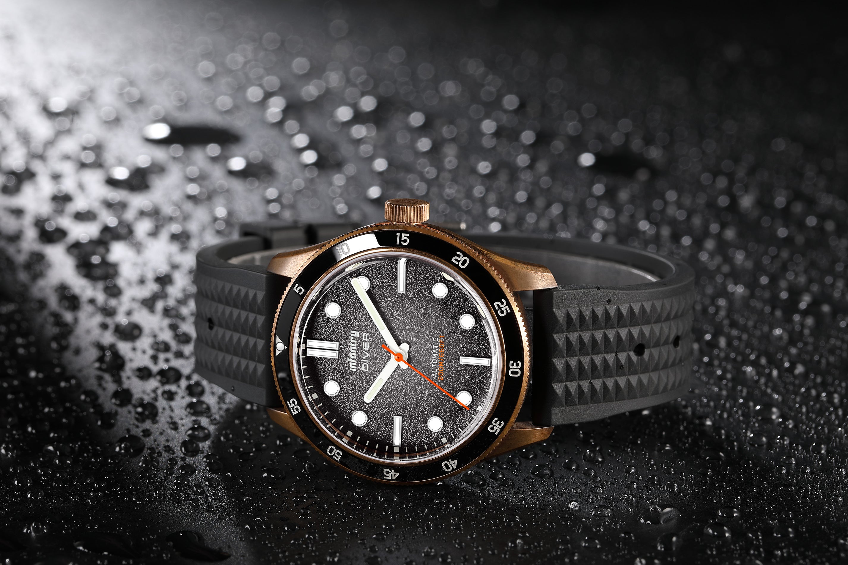 The Diver - Aqua Bronze