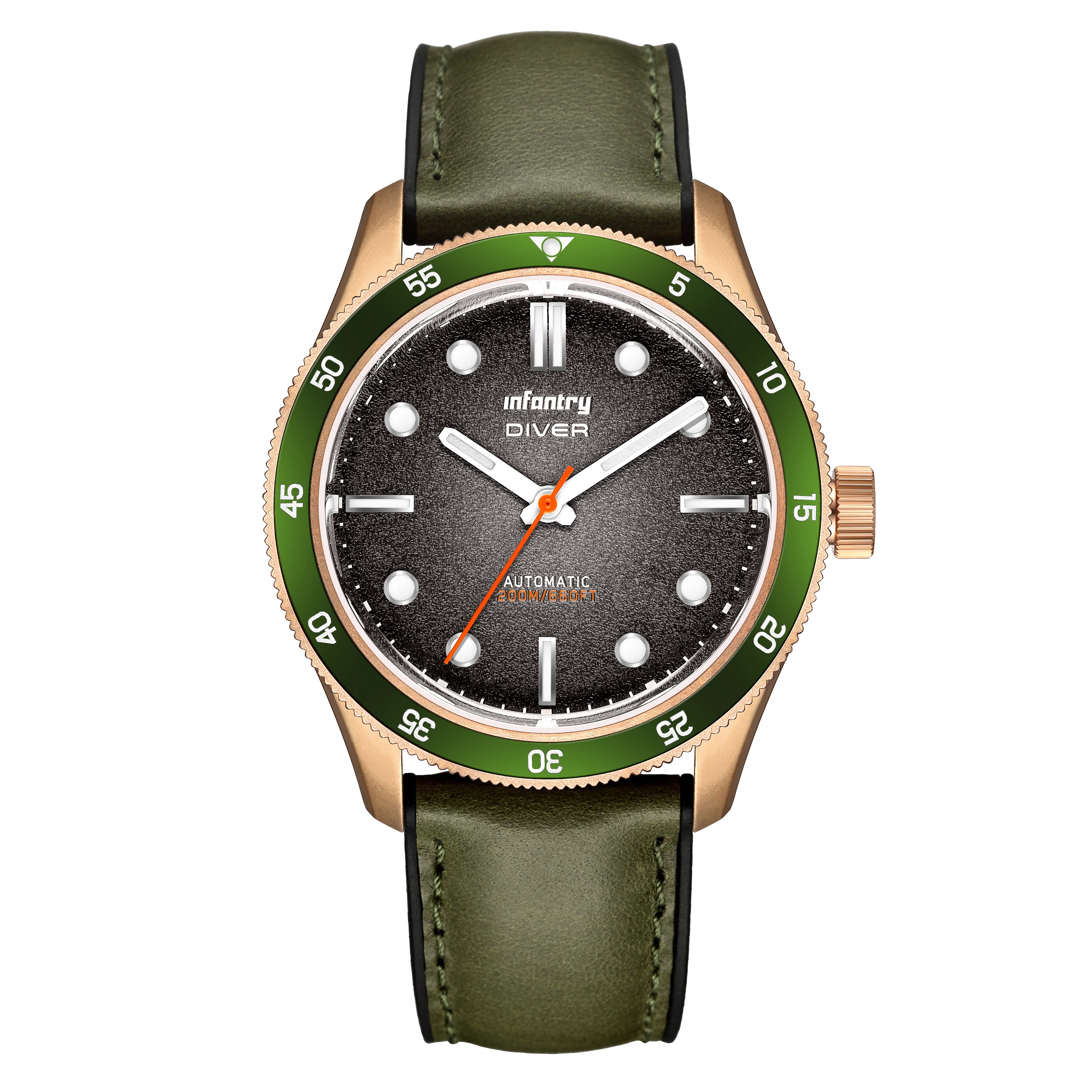 The Diver - Aqua Bronze