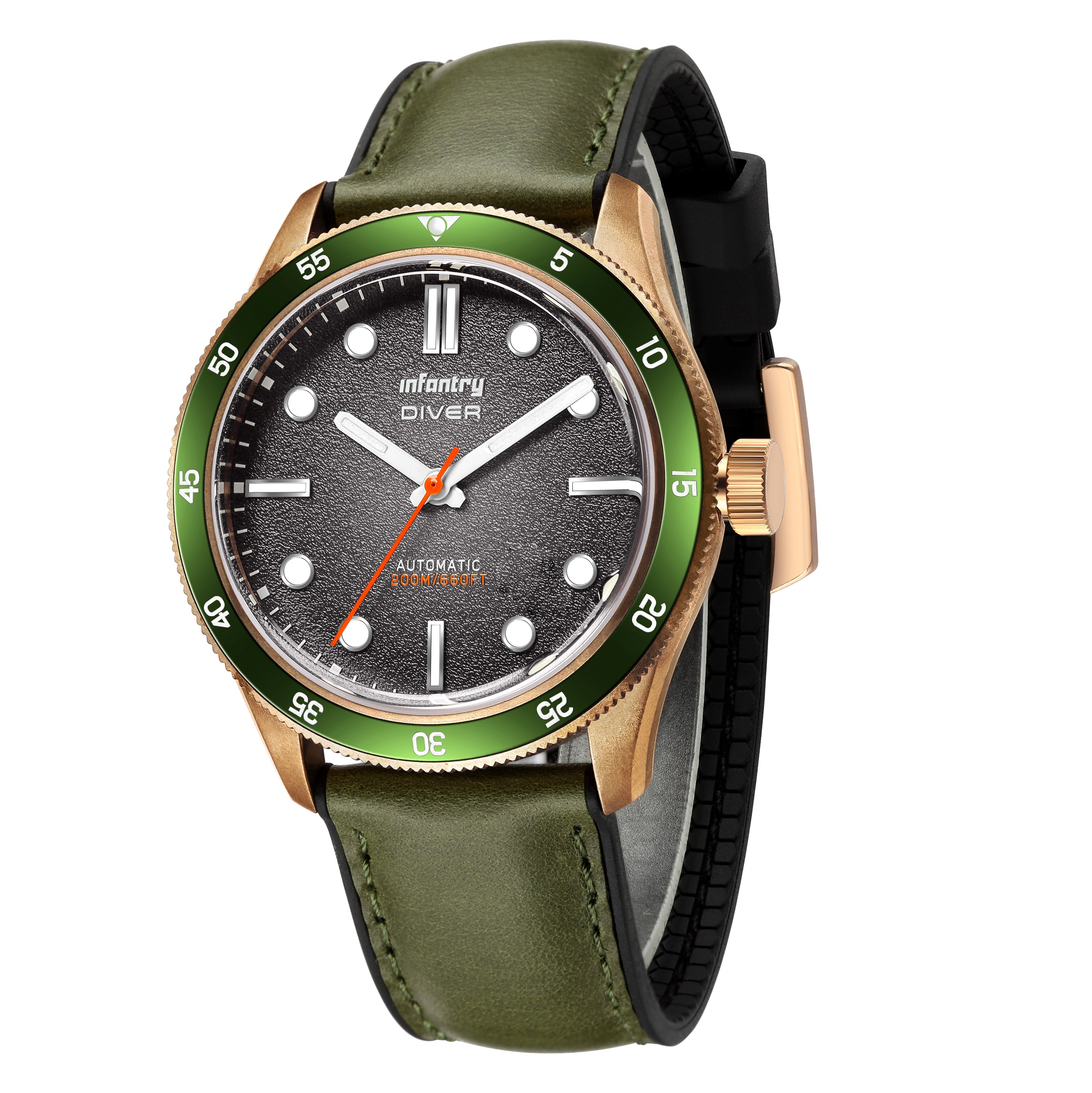 The Diver - Aqua Bronze