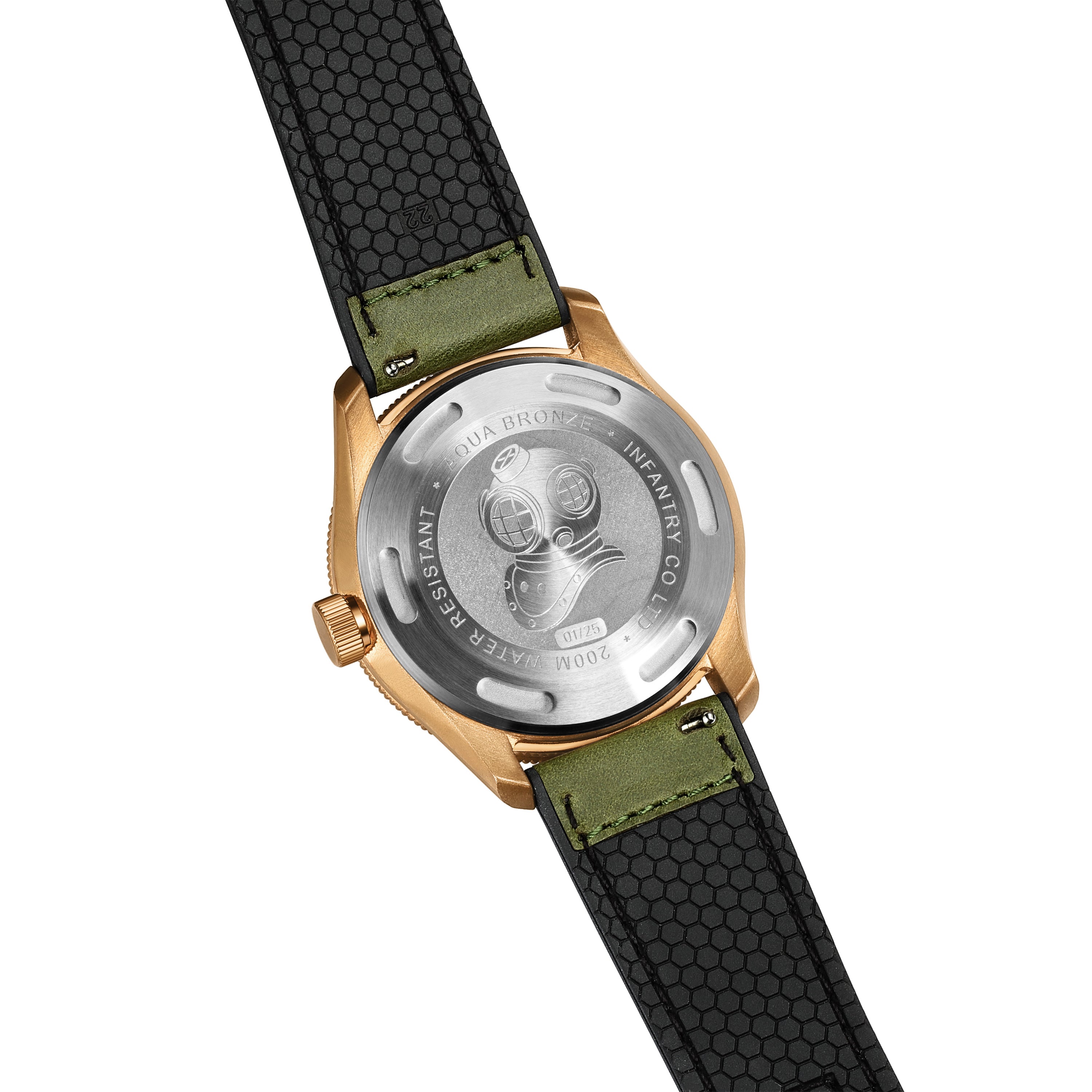 The Diver - Aqua Bronze