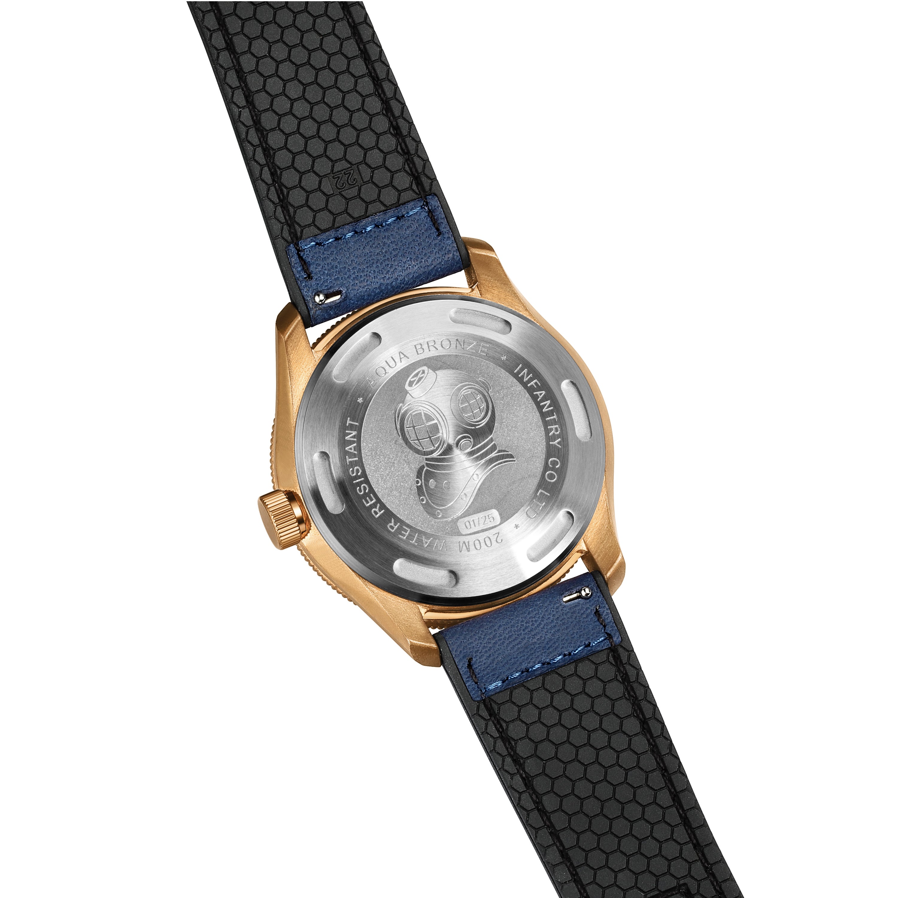 The Diver - Aqua Bronze