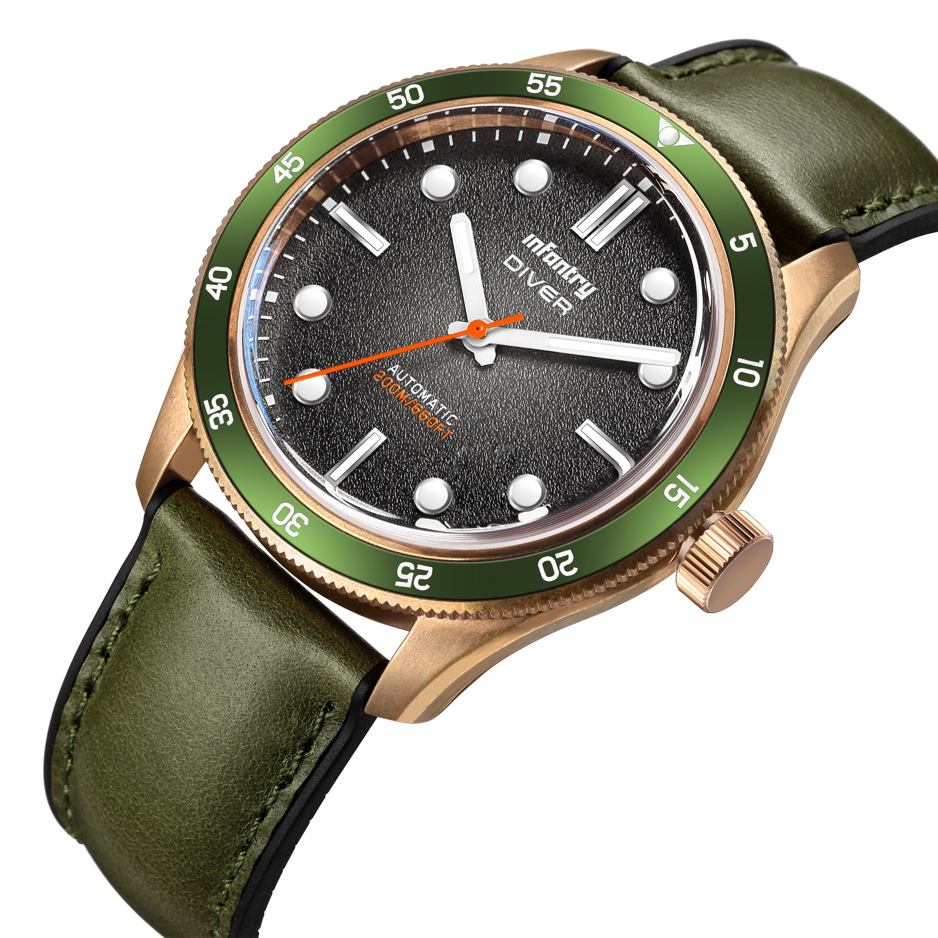 The Diver - Aqua Bronze