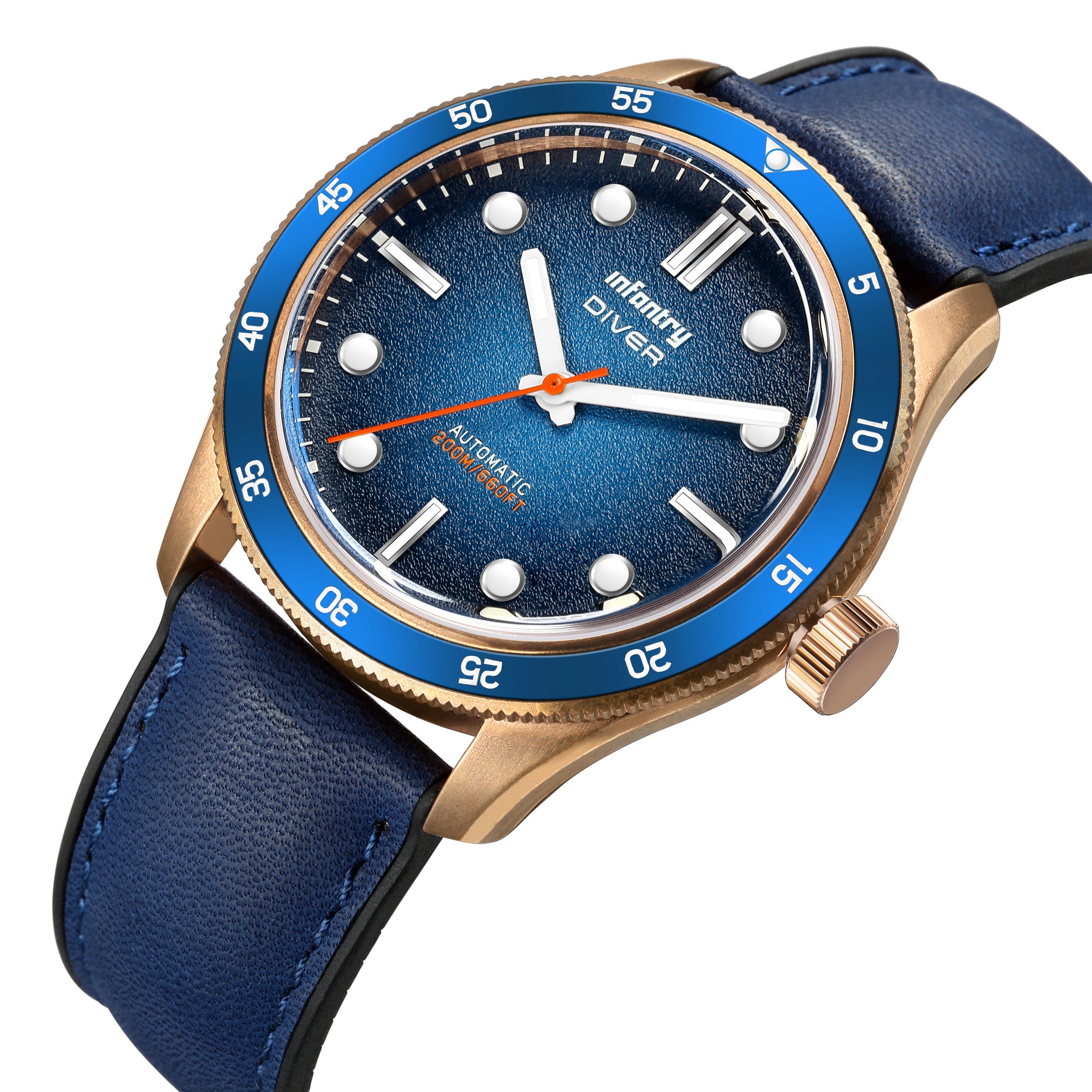 The Diver - Aqua Bronze