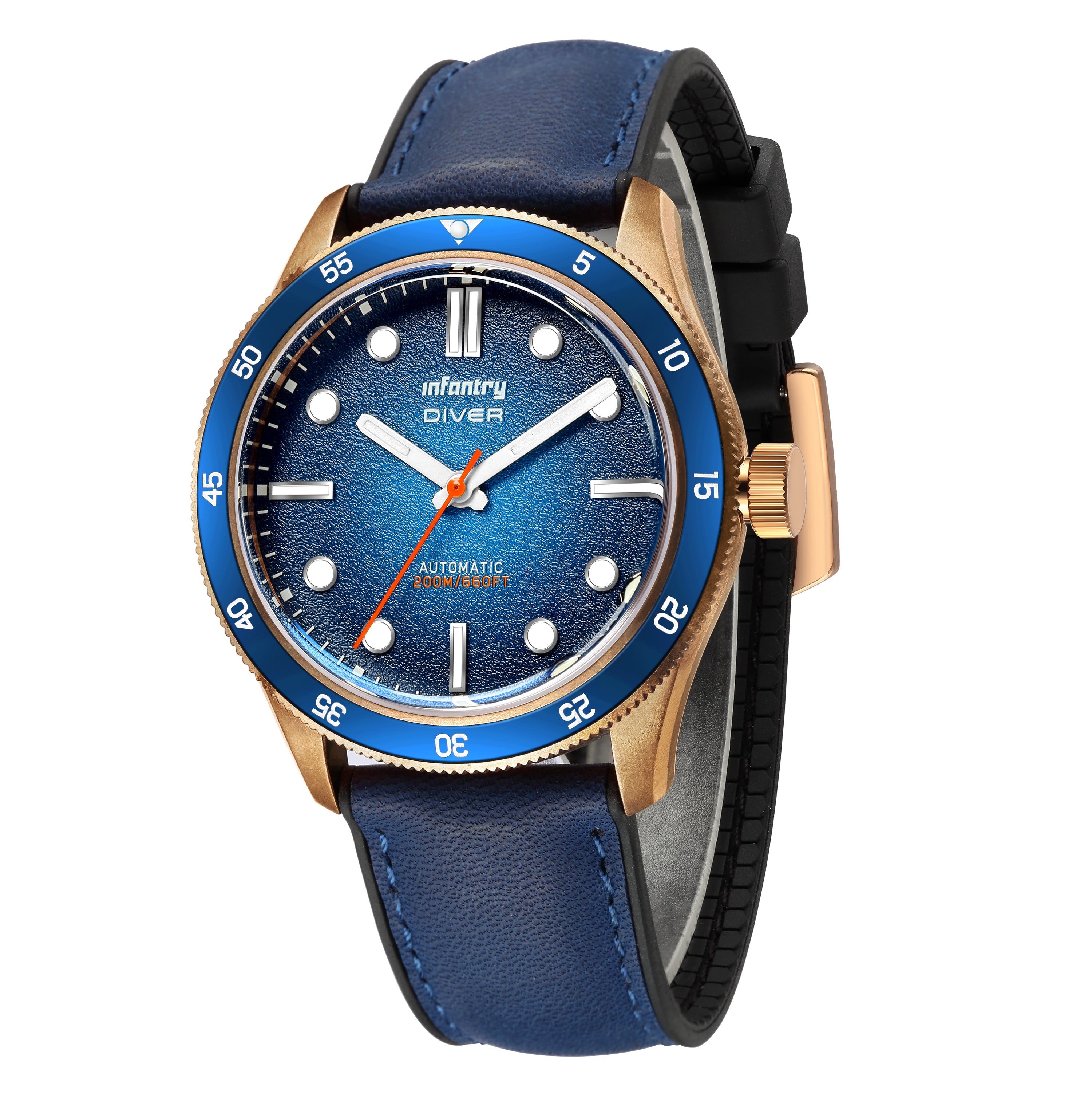 The Diver - Aqua Bronze