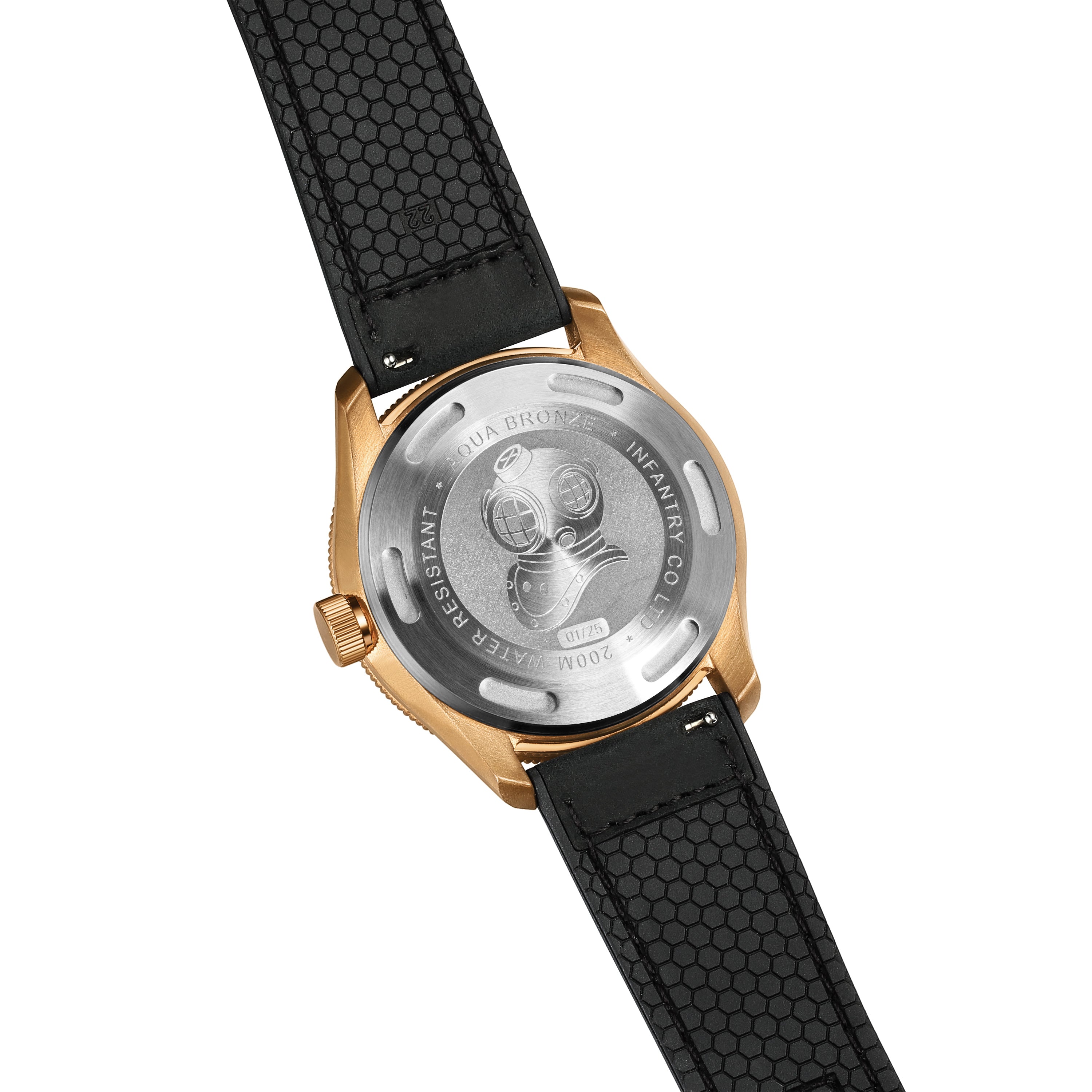 The Diver - Aqua Bronze