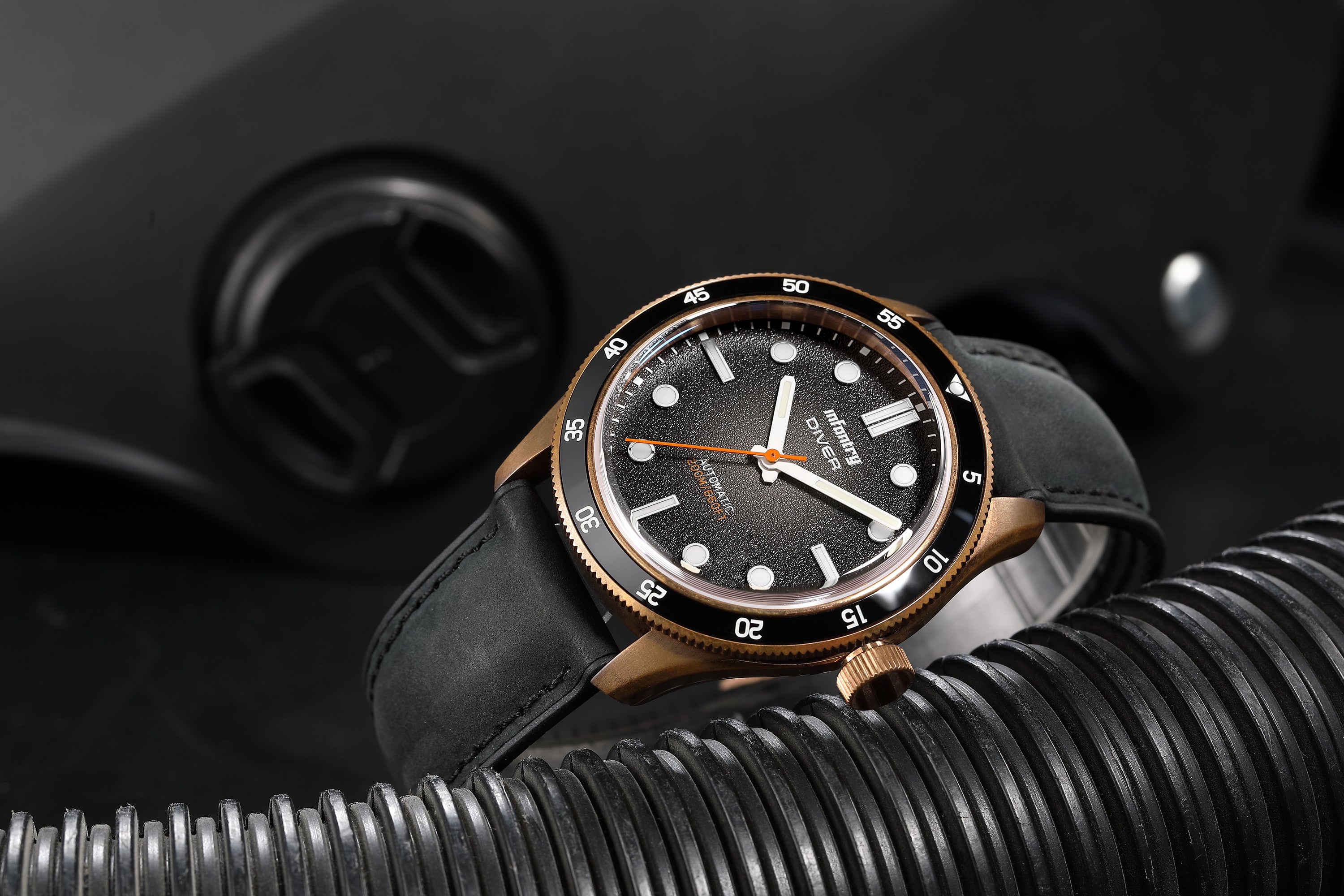 The Diver - Aqua Bronze